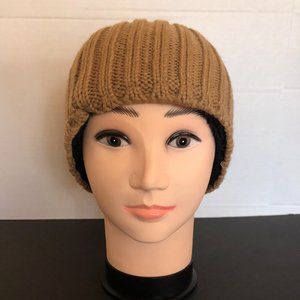 MENS WINTER PLAIN KNIT BEANIE HAT